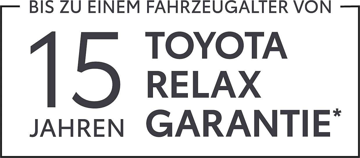 Toyota Relax — bis zu 15 Jahren Garantie